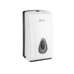 Диспенсер для рулонных бумажных полотенец и туалетной бумаги, из АБС пластика, цвет БЕЛЫЙ.