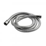 Шланг душевой 1/2", растяжной (150 - 200 см), двойной замок, с функцией вращения лейки 360°, нержавеющая сталь SUS 304, цвет ХРОМ.