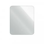 Зеркало 500 х 600 мм, со скруглёнными углами, сенсорное, с внутренней ЛЭД подсветкой, ореольное свечение.