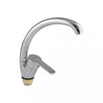 Смеситель для кухни, боковой, шаровый, цвет ХРОМ.