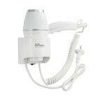 Фен для волос ПРОФИ, СУПЕРМОЩНЫЙ, в ванную комнату, с торцевым креплением, ГОРЯЧИЙ - ХОЛОДНЫЙ поток, с хромированными вставками, 1800Вт