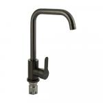 Смеситель кухонный, из нержавеющей стали марки 304, ГРАФИТОВЫЙ