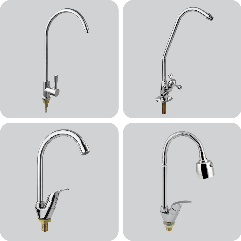 Краны на одну воду ЛАТУНЬ