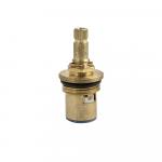 Кранбукса 1/2, металлокерамическая, 90°, 20 шлицов, латунный корпус, под ручку "крест".