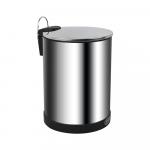Ведро из нержавеющей стали, СЕНСОРНОЕ, круглое, 5 л. Нержавеющая сталь SUS 410. Цвет ХРОМ.