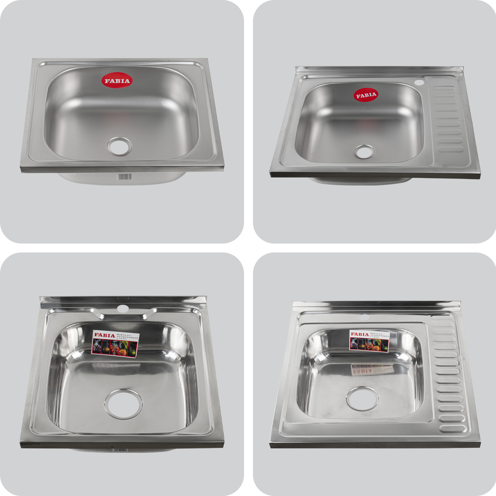 Мойки FABIA накладные 0,4 - 0,6 мм