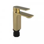 Смеситель для раковины, шаровый, литой корпус, цвет ЗОЛОТО.