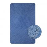 Коврик в ванную КЛАССИК УНИ ПОЛОСКИ, одинарный СИНИЙ, 55х90 см, 100% полиэстер