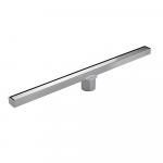 Трап 600х32 мм, нержавеющая сталь, линейный, вертикальный, щелевой, с сухим затвором, цвет САТИН.