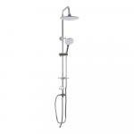 Стойка душевая тропический душ с круглыми лейками 