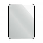 Зеркало 600 х 800 мм, чёрная рама УФ печать. АЛИРИС.