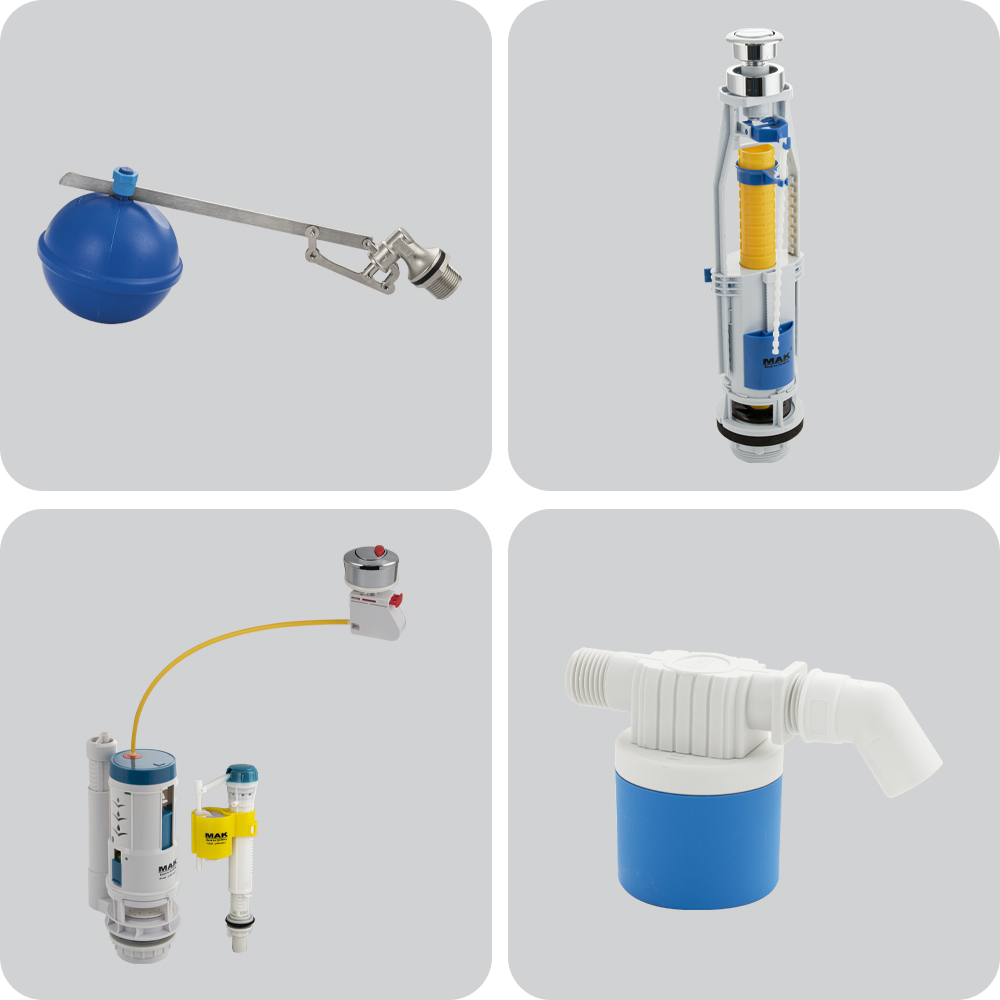  Арматура для унитазов и ёмкостей