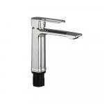 Смеситель для раковины, шаровый, цвет ХРОМ.