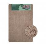 Коврик в ванную СТАНДАРТ, одинарный, КОФЕ с молоком, 50 х 80 см, 100%, ворс 18 мм