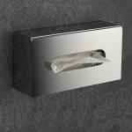 Диспенсер для салфеток и бумажных полотенец, универсальный (настольный/настенный), из нержавеющей стали, цвет ХРОМ.