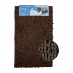 Коврик в ванную МОСС, одинарный, коричневый, 50 х 80 см, 100% хлопок, ворс 20 мм