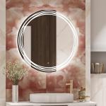 Зеркало D - 770 мм, сенсорное, с внутренней LED подсветкой  