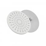 Лейка тропический душ, круглая, из высокопрочного АБС пластика, цвет БЕЛЫЙ+СЕРЫЙ.