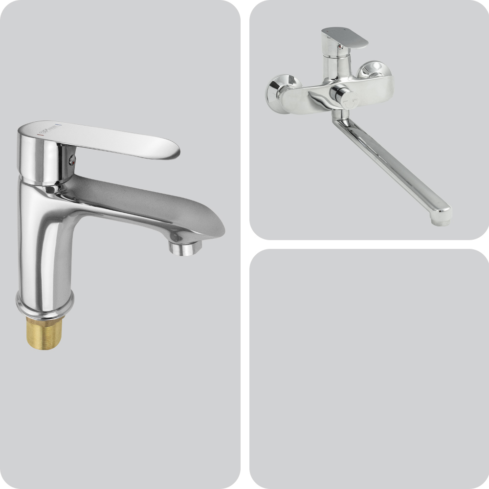 Смесители   GFmark шаровые хромированные