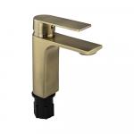 Смеситель для раковины, шаровый, литой корпус, цвет БРОНЗА.