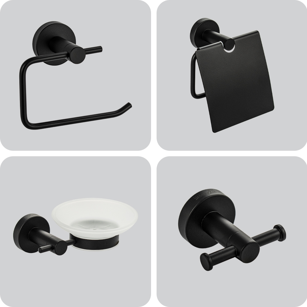 Аксессуары GFmark из нержавеющей стали ЧЁРНЫЕ