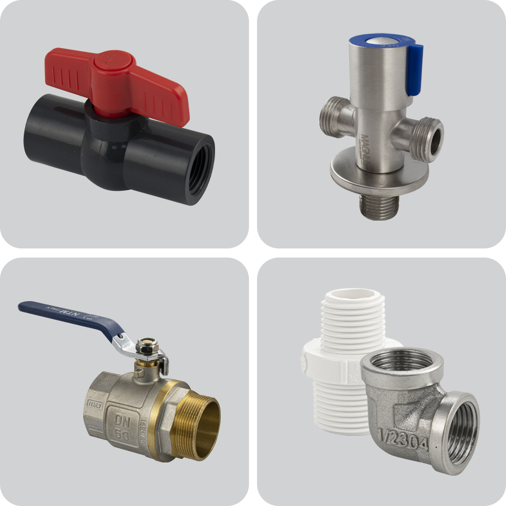  Краны шаровые и фитинг