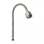 Излив к смесителю на кухню, ГИБКИЙ с большим двухрежимным аэратором, матовый, из нержавеющей стали