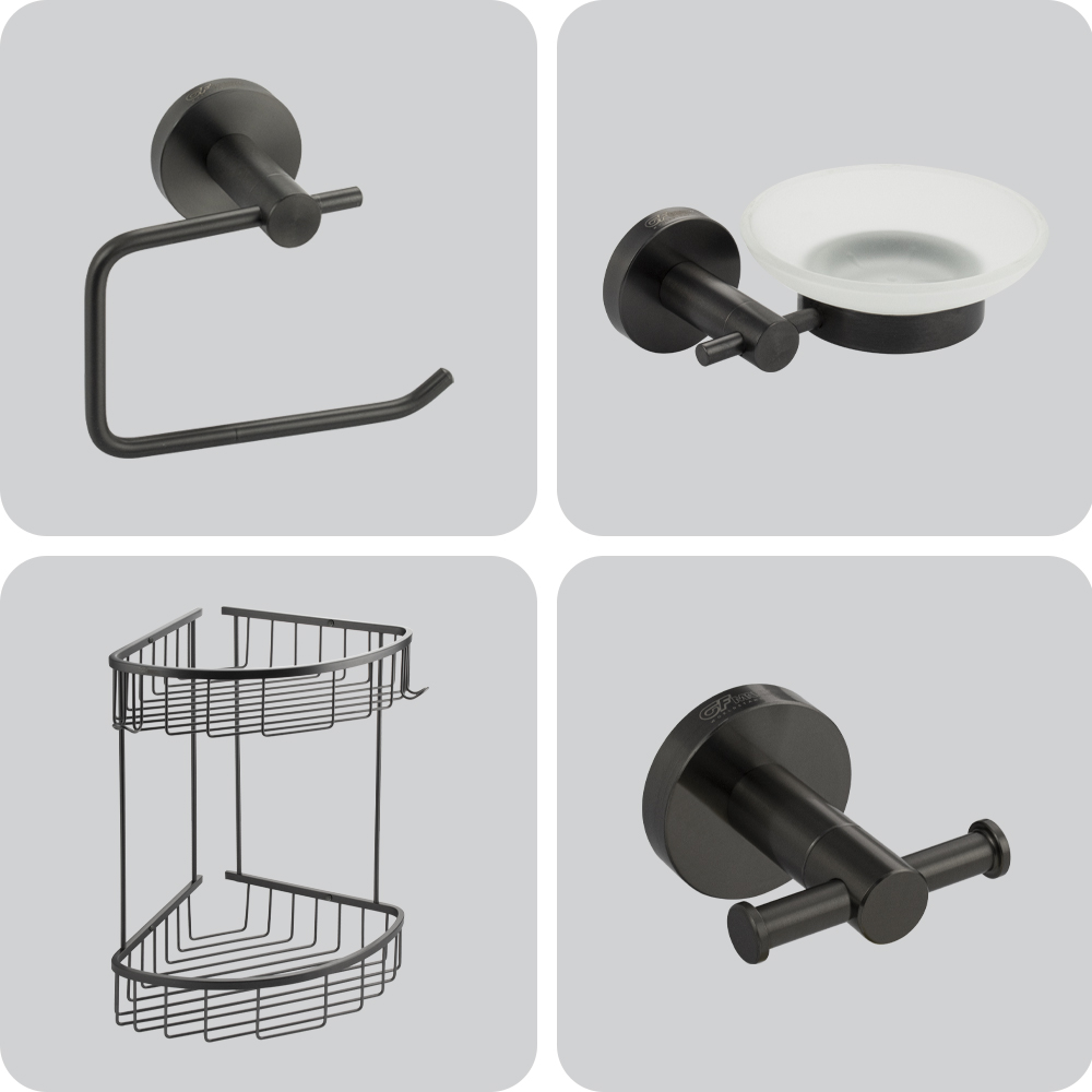 Аксессуары GFmark из нержавеющей стали ГРАФИТ