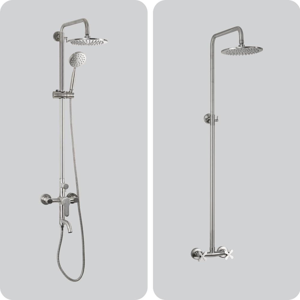 Душевые системы BRIMIX из нержавеющей стали