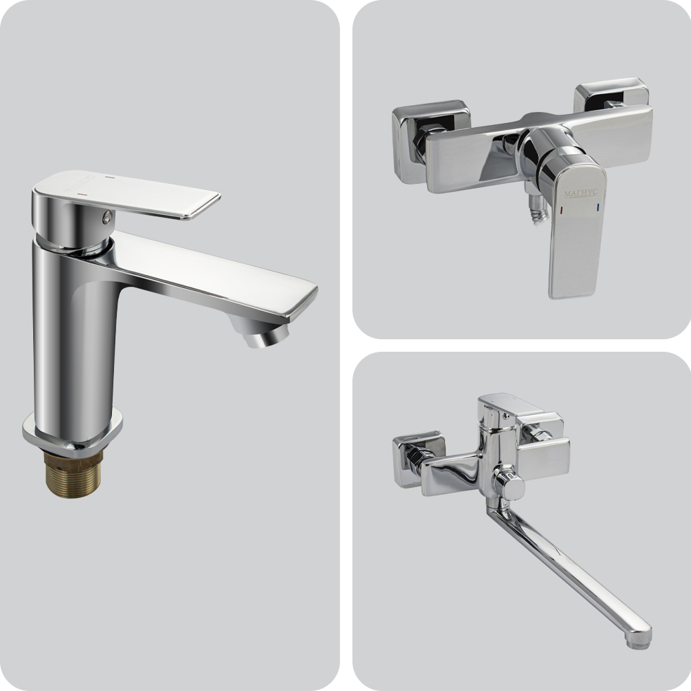 Смесители MAGNUS 84 серия (ХРОМ)