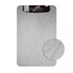 Коврик в ванную КРОСС-Л00П, одинарный, БЕЖЕВЫЙ, однотонный, 500х800 мм,100% полиэстер