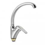 Смеситель кухонный, шаровый, боковой, с сатеновой ручкой