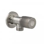 Кран металлокерамика угловой 1/2"х1/2", с отражателем, из нержавеющей стали марки 304