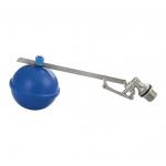 Поплавок для ёмкости 3/4" из латуни и нержавеющей стали с синим поплавком